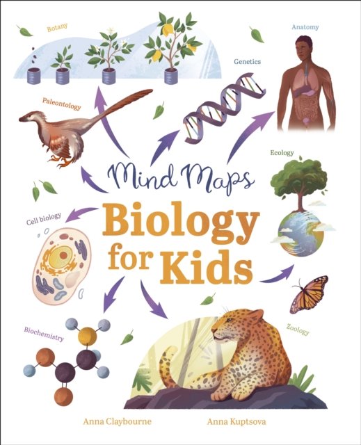 Cover for Anna Claybourne · Mind Maps: Biology for Kids - Mind Maps (Hardcover bog) (2024)