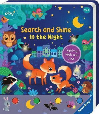 Cover for Sandra Grimm · Ravensburger Play+ Infant &amp; Toddler - Search and Shine In the Night: Light-up, seek and find - Play+ (Board book) [1. Aufl. edition] (2024)