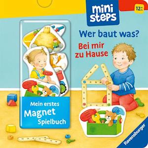 Cover for Sandra Grimm · Mein erstes Magnetbuch: Wer baut was? Bei mir zu Hause (Bok) (2024)