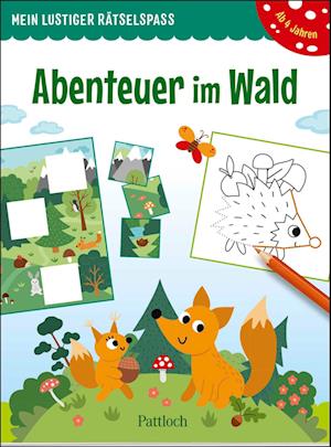 Cover for Pattloch Verlag · Mein lustiger Rätselspaß – Abenteuer im Wald (Book) (2025)