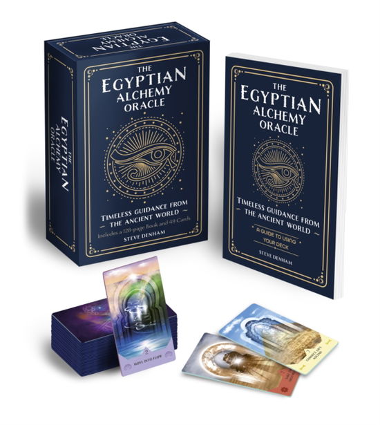 Cover for Stephen Denham · The Egyptian Alchemy Oracle Book &amp; Card Deck: Timeless Guidance from the Ancient World - Arcturus Oracle Kits (Paperback Book) (2025)