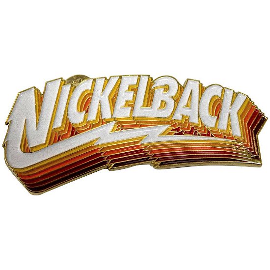 Cover for Nickelback · Nickelback Pin Badge: Gradient Shadows Logo (Anstecker)