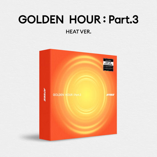 Cover for ATEEZ · Golden Hour : Part 3 (CD/Merch) [Hello82 POP-UP Exclusive edition] [HEAT Version] (2025)