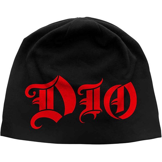 Cover for Dio · Dio Unisex Beanie Hat: Logo JD Print (TØJ)