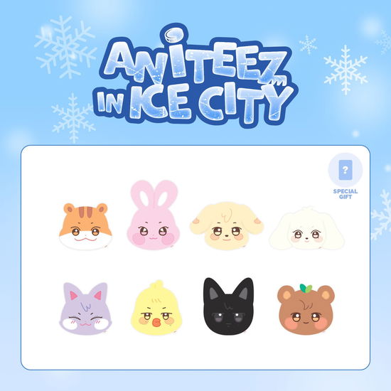 Cover for ATEEZ · Aniteez In Ice City - Plush Cushion (Plysch) [Cushion + Photocard edition] [SANdeoki] (2024)