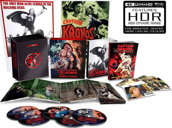 Cover for Captain Kronos - Vampire Hunter Limited Collectors Edition (4K Ultra HD) (2025)