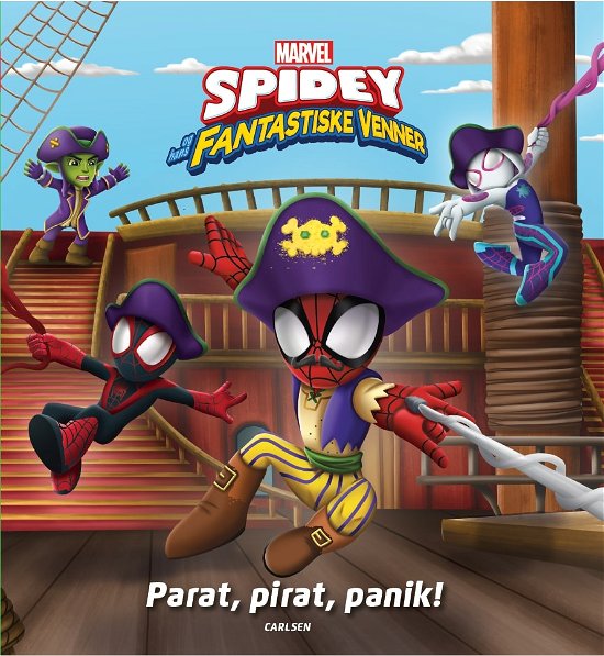 Cover for Marvel · Spidey og hans fantastiske venner: Spidey og hans fantastiske venner - Parat, pirat, panik! (Bound Book) [1º edição] (2024)