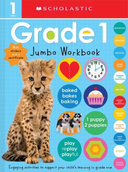 Cover for Scholastic · First Grade Jumbo Workbook (Book) (2024)