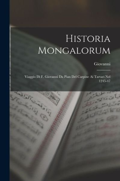 Cover for Giovanni · Historia Mongalorum (Book) (2022)