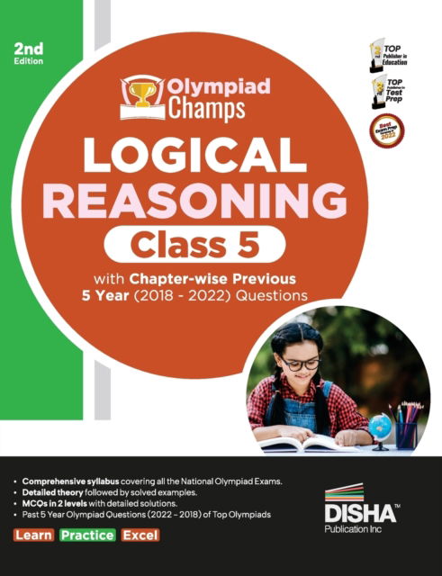 Cover for Disha Experts · Olympiad Champs Logical Reasoning Class 5 with Chapter-Wise Previous 5 Year (2018 - 2022) Questions Complete Prep Guide with Theory, Pyqs, Past &amp; Practice Exercise (Taschenbuch) [2 Revised edition] (2023)
