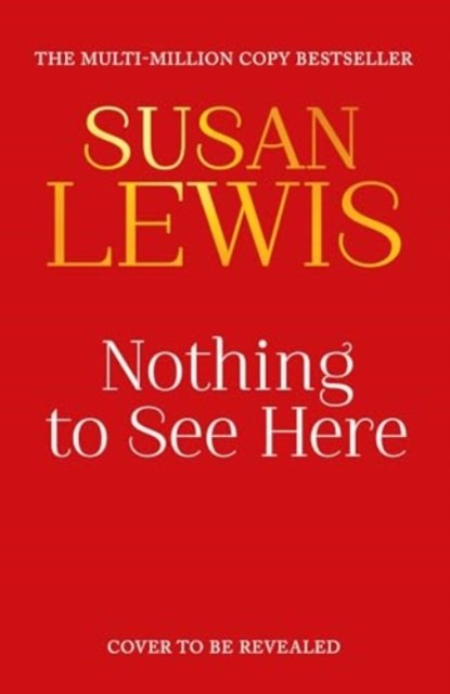 Cover for Susan Lewis · Nothing to See Here (Hardcover bog) (2024)