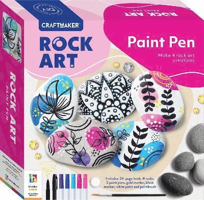 Cover for Hinkler Pty Ltd · Craft Maker Paint Pen Rock Art Kit - Rock Painting Kit (Book) (2024)