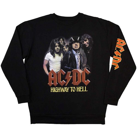 Cover for AC/DC · AC/DC Unisex Sweatshirt: H2H Band (Sleeve Print) (CLOTHES) [size S]