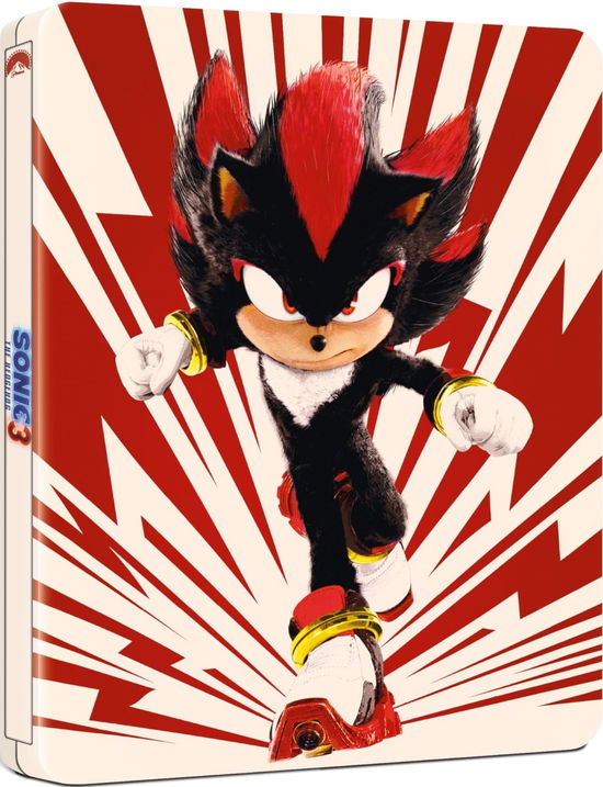 Cover for Sonic The Hedgehog 3 Limited Edition SteelBook (Red) (4K Ultra HD) [Steelbook edition] (2025)