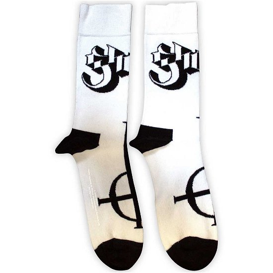 Cover for Ghost · Ghost Unisex Ankle Socks: Symbol Mono (UK Size 7 - 11) (Klær) [size M]