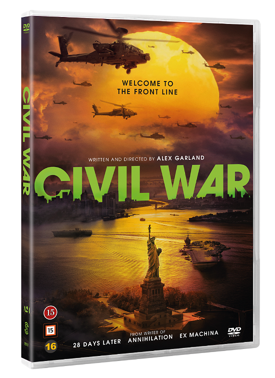 Cover for Alex Garland · Civil War (2024 Film) (DVD) (2024)