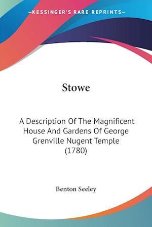 Cover for Benton Seeley · Stowe (Paperback Book) (2009)
