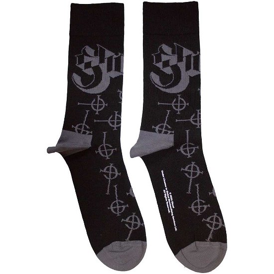 Cover for Ghost · Ghost Unisex Ankle Socks: Symbol Pattern (UK Size 7 - 11) (Klær) [size M]