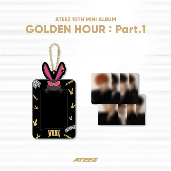 Cover for ATEEZ · Golden Hour pt. 1 - MITO Photocard Holder Set (Cartão fotográfico) [Incl. set of photocards 8ea edition] (2024)