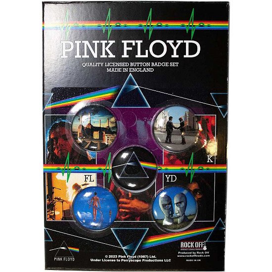 Cover for Pink Floyd · Pink Floyd Button Badge Pack: Album Covers (MERCH)