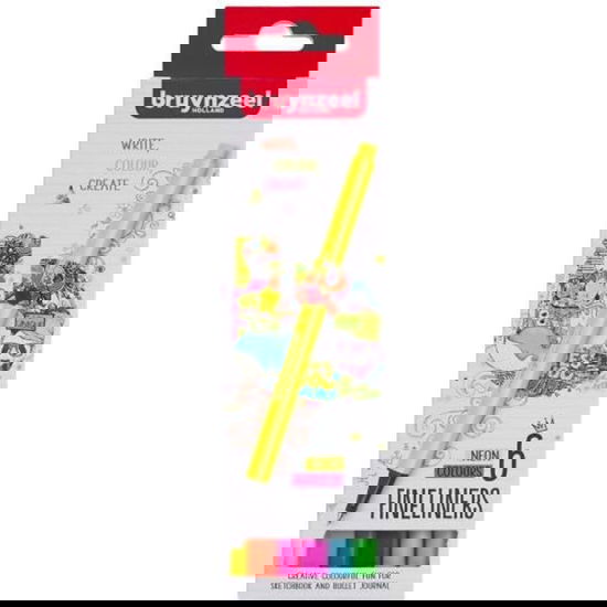 Cover for Bruynzeel · Bruynzeel Fineliner Set Neon 6 Kleuren (Brinquedos)