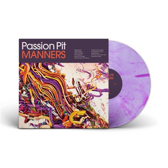 Cover for Passion Pit · Manners (LP) [Limited 15th Anniversary Lavender Vinyl edition] (2024)