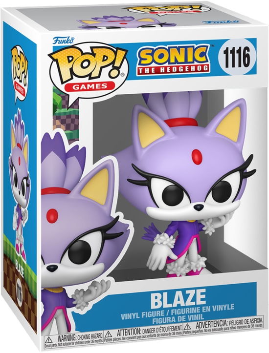 Cover for Pop Games Sonic · Pop Games Sonic Blaze the Cat (Funko POP!) (2025)