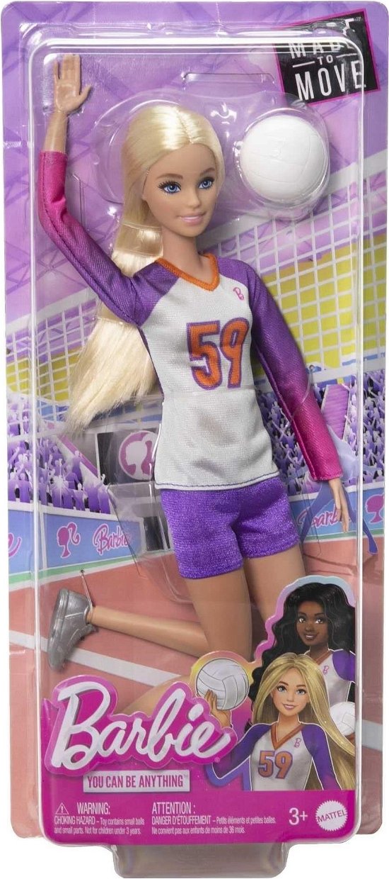 Cover for Barbie · Barbie Career Made to Move Sports Doll Volleyball (MERCH) (2024)