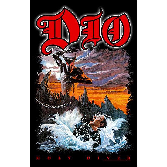 Cover for Dio · Dio Textile Poster: Holy Diver (Plakat)