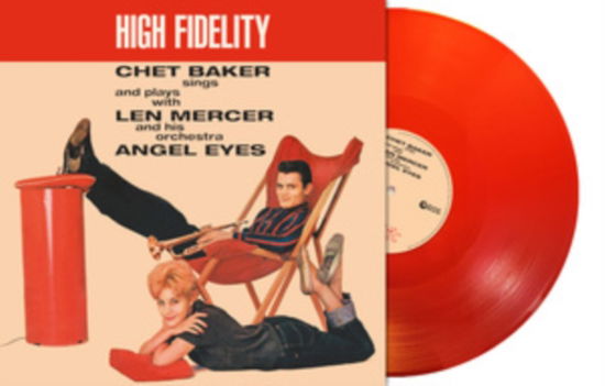 Cover for Chet Baker · Angel Eyes (Red Vinyl) (LP) (2024)