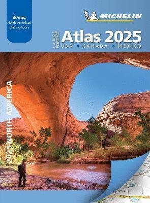 Cover for Michelin · Large Format Atlas 2025 USA - Canada - Mexico (A3-Paperback) (Spiral Book) (2024)