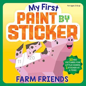 Cover for Workman Publishing · My First Paint by Sticker: Farm Friends (Pocketbok) (2025)