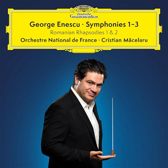 Cover for Orchestre National De France &amp; Cristian Macelaru · Enescu: Symphonies Nos. 1-3; 2 Romanian Rhapsodies (CD) (2024)