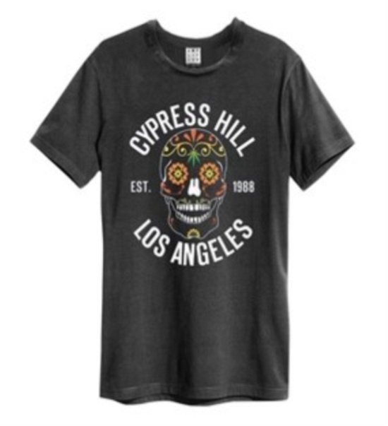 Cover for Cypress Hill · Cypress Hill - Floral Skull Amplified Vintage Charcoal Xx Large T-Shirt (T-shirt)