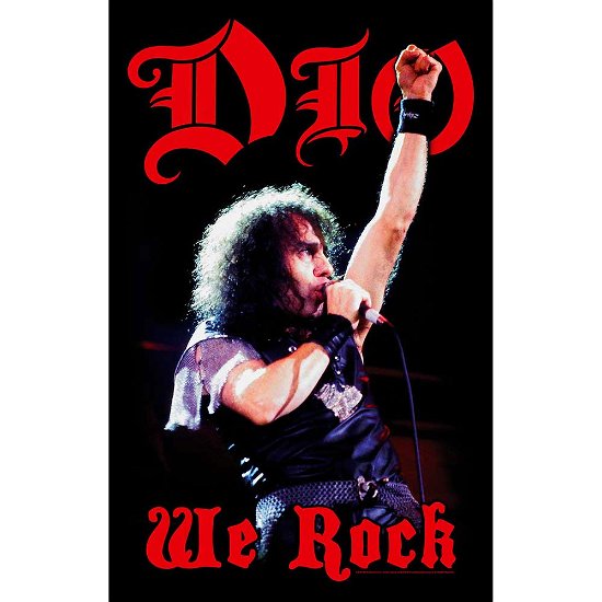 Cover for Dio · Dio Textile Poster: We Rock (Plakat)