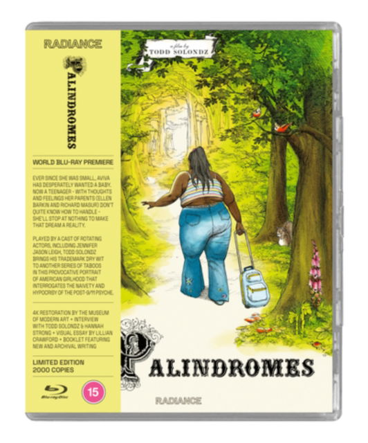 Cover for Palindromes Limited Edition BD · Palindromes (Limited Editon) (Blu-ray) (2025)