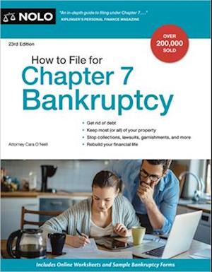 Cover for Cara O'Neill · How to File for Chapter 7 Bankruptcy (Book) (2023)