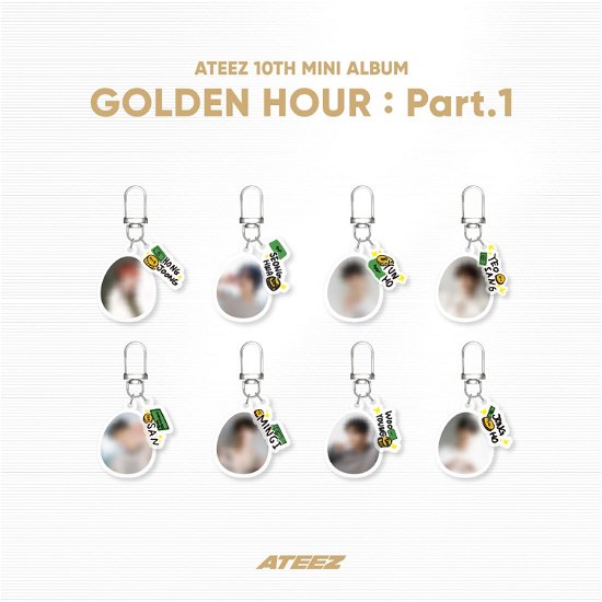 Cover for ATEEZ · Golden Hour pt. 1 - Acrylic Keyring (Schlüsselring) (2024)