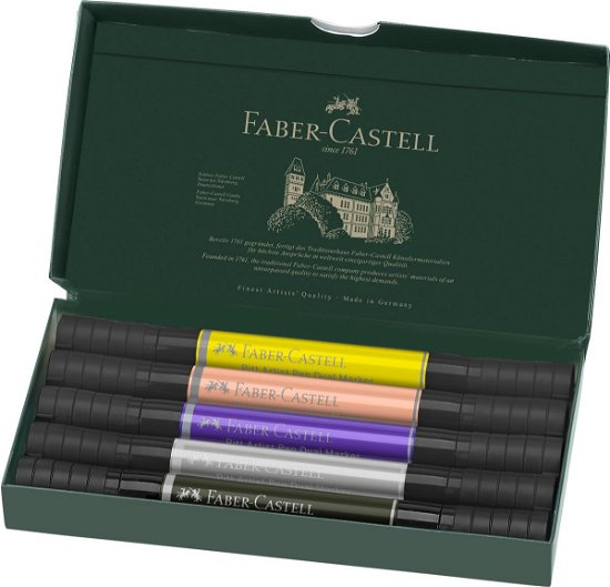 Cover for Faber · Faber-castell - India Ink Pap Dual Marker Fashion (5 Pcs) (162006) (Toys)