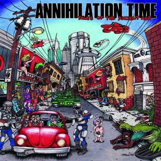 Cover for Annihilation Time · Tales of the Ancient Age (Tiger's Eye Marbled Vinyl) (LP) (2025)