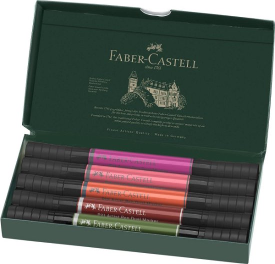 Cover for Faber · Faber-castell - India Ink Pap Dual Marker Flowers (5 Pcs) (162007) (Toys)