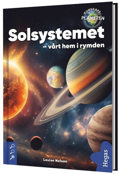 Cover for Louise Nelson · Solsystemet – vårt hem i rymden (Hardcover Book) (2025)