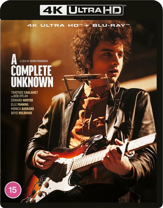 Cover for A Complete Unknown Uhd BD · A Complete Unknown (4K Ultra HD) (2025)