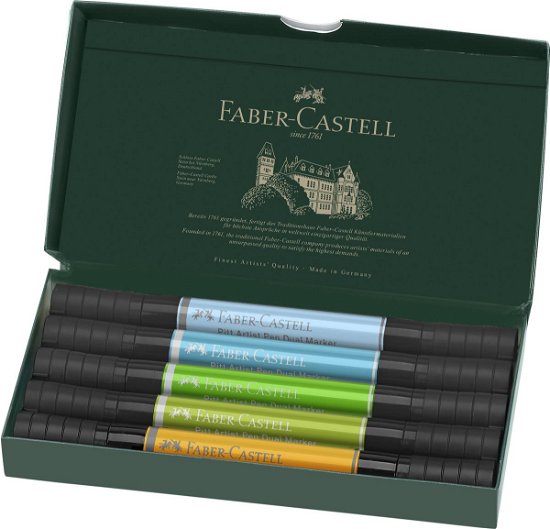 Cover for Faber · Faber-castell - India Ink Pap Dual Marker Animals (5 Pcs) (162008) (Toys)