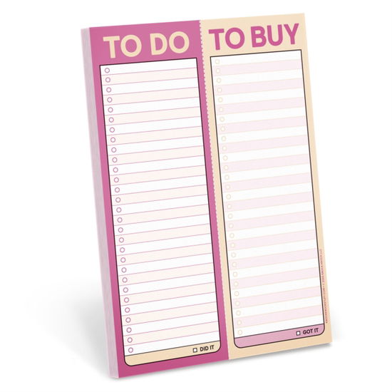 Cover for Knock Knock · Knock Knock To Do / To Buy Perforated Pad (Print) [Pastel edition] (2025)
