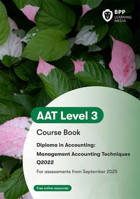 Cover for BPP Learning Media · AAT Management Accounting Techniques: Course Book (Paperback Book) (2025)