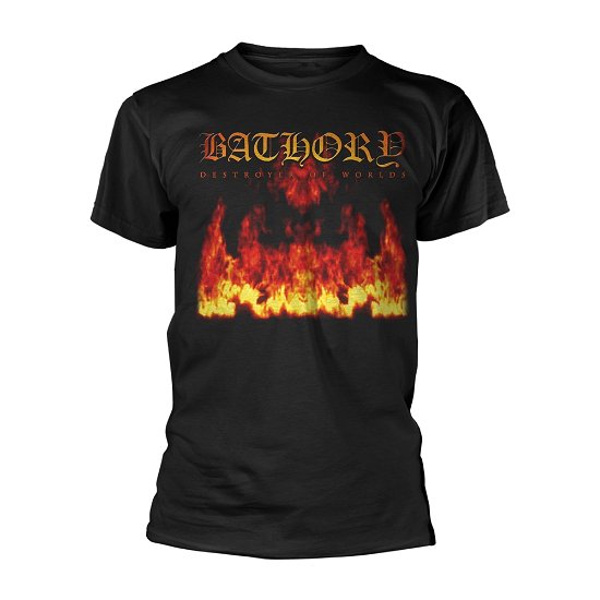 Cover for Bathory · Destroyer of Worlds (T-shirt) [size XL] (2024)