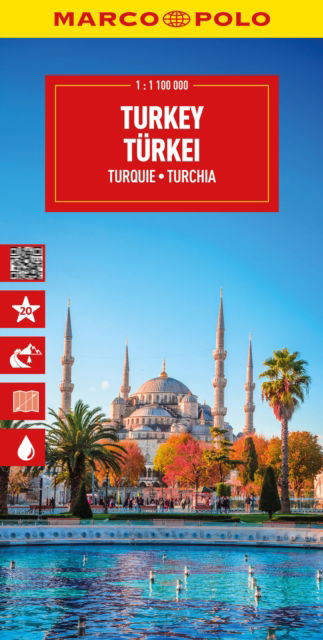 Cover for Marco Polo · Turkey / Turkiye Marco Polo Map - Marco Polo Maps (Map) (2025)