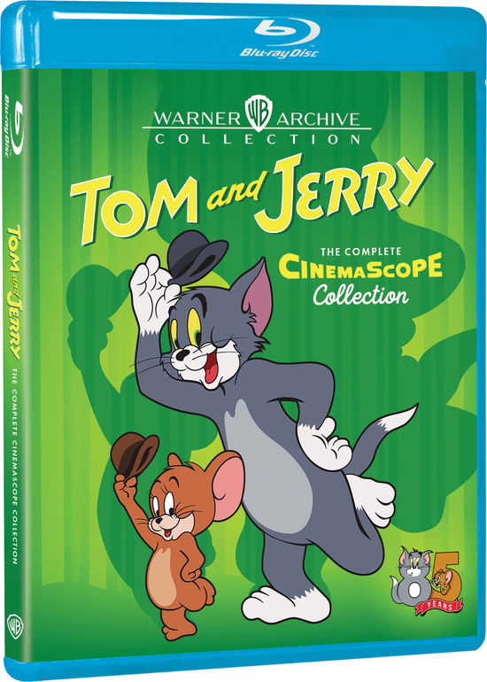 Cover for Tom &amp; Jerry: Complete Cinemascope Cartoon Coll (Blu-ray) (2025)