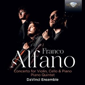 Cover for DaVinci Ensemble · Alfano: Concerto For Violin, Cello &amp; Piano, Piano Quintet (CD) (2025)